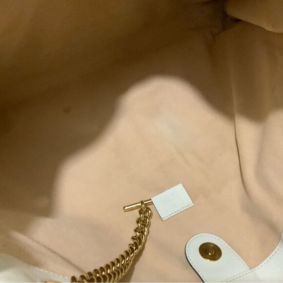 GUCCI Ivory Calfskin Large Rajah Chain Tote authentication certificate - Picture 9 of 16